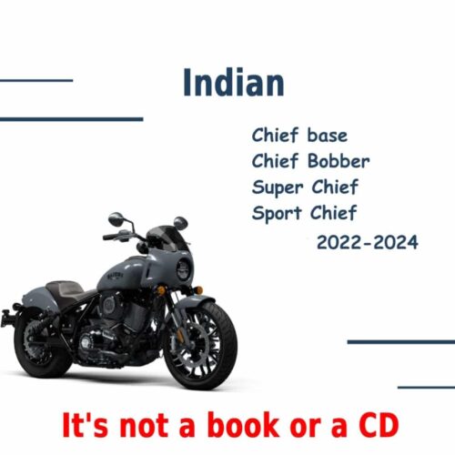 2022-2024 Repair Manual Indian Chief Chief obber Super Chief