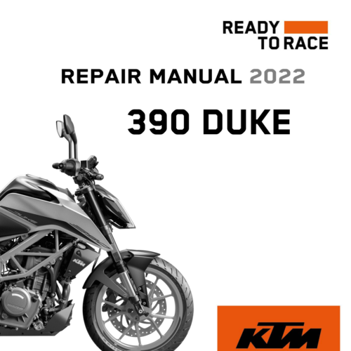 2022 KTM 390 DUKE Workshop Service Manual