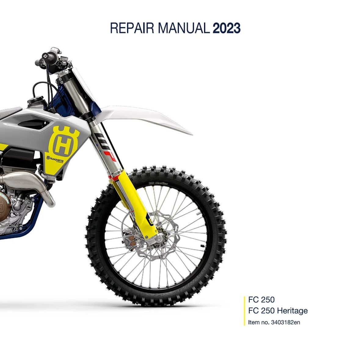 2023 Husqvarna FC 250 Heritage Service manual