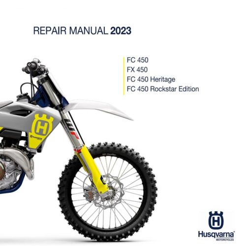 2023 Husqvarna FC 450 FX 450 Workshop Service Manual