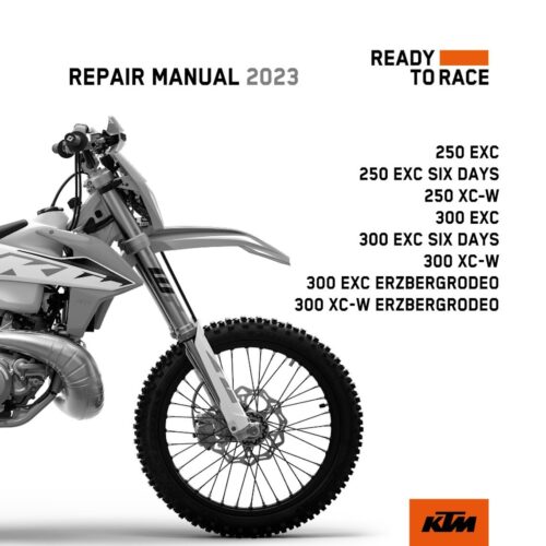 2023 KTM 250 EXC Six Days 250 XC-W Workshop Manual