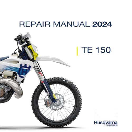 2024 Husqvarna TE 150 service repair manual PDF wiring diagram
