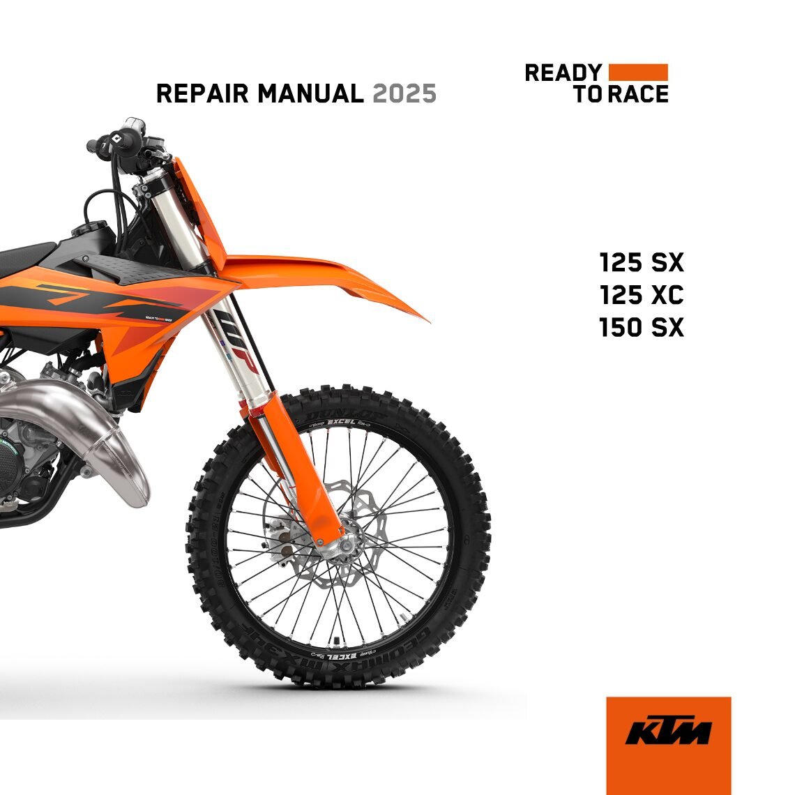 2025 KTM 125 XC 125 SX 150 SX Service Manual