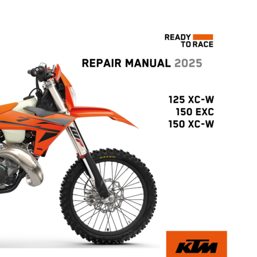 2025  KTM 125 XC-W Repair manual Pdf