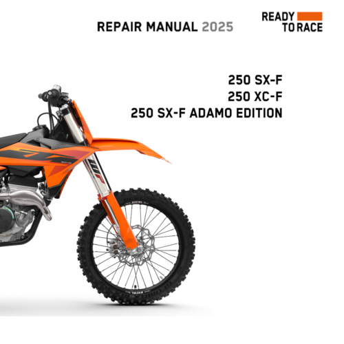 2025 KTM 250 SX-F Workshop Service manual