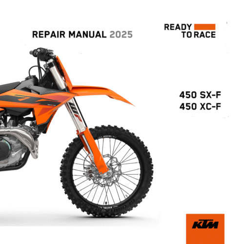 KTM 450 SX-F Service manual 2025 Pdf