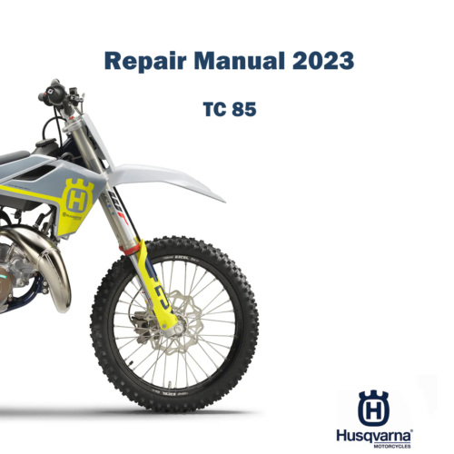 Husqvarna TC 85 Workshop Service manual 2023 Pdf