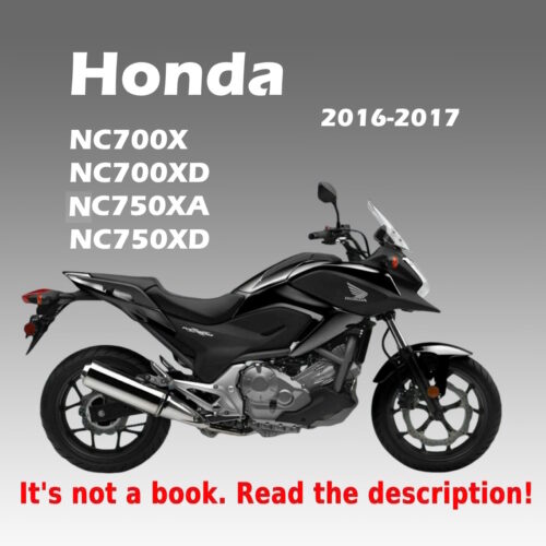 2016 2017 Honda NC700X NC750X DCT Service Manual