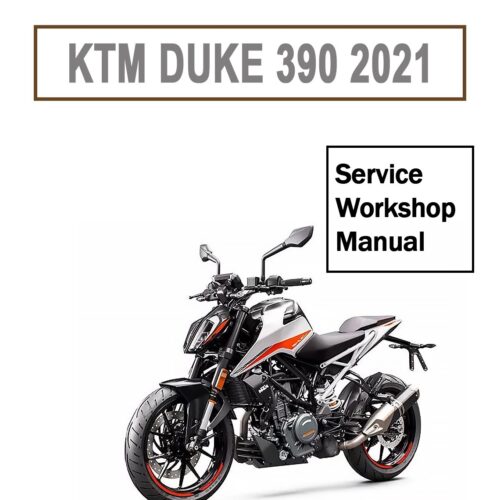 KTM Duke 390 Workshop Service manual 2021 Pdf