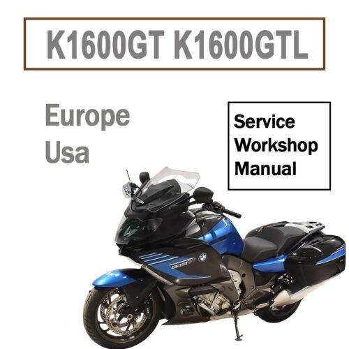 BMW K1600GTL K1600GT Repair Manual 2010-2019