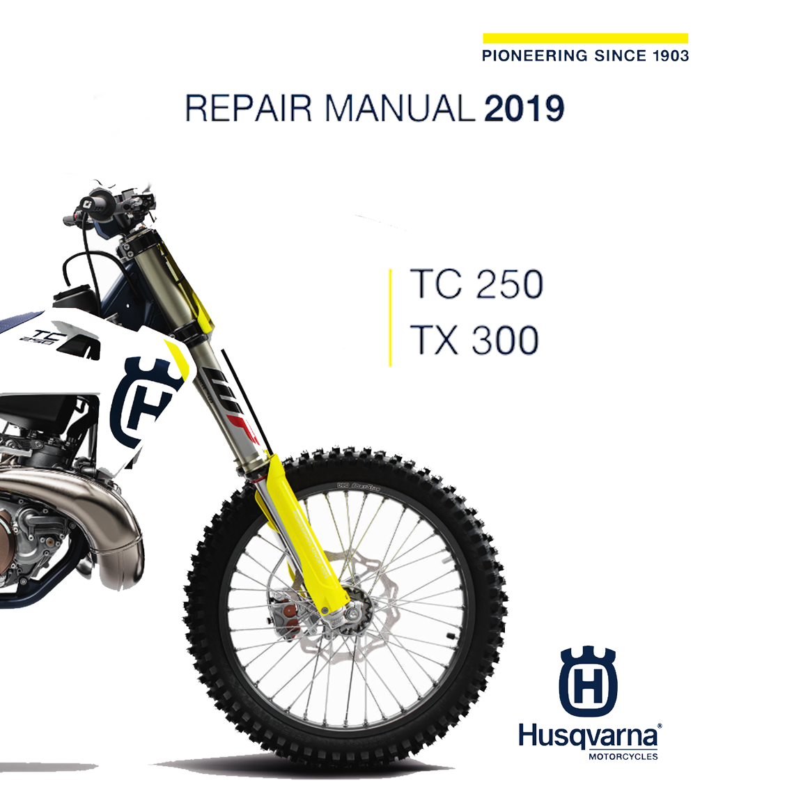 Husqvarna TX 300 TC 250 Service Repair manual 2019