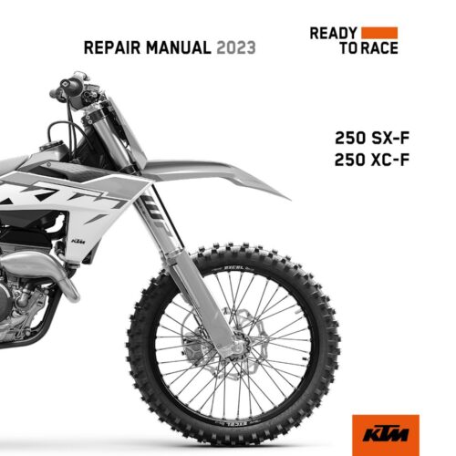 KTM 250 SX-F 250 XC-F Service Manual 2023 Pdf