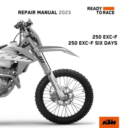 KTM 250 EXC-F Six Days Service manual 2023 Pdf