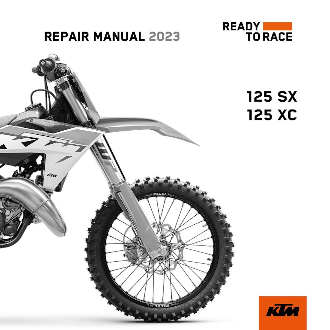 KTM 125 SX 125 XC Service manual 2023