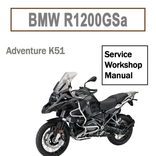 BMW R1200GS Adventure Service Manual PDF for 2012–2018 models with factory repair procedures, maintenance information, diagnostics, and technical specifications.