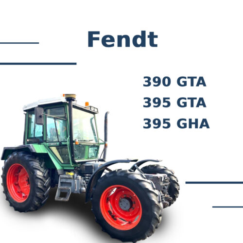 Fendt 390 GTA 395 GTA 395 GHA Workshop Service Manual PDF
