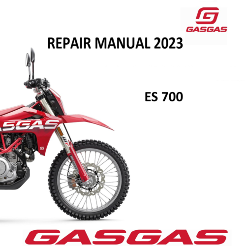 2023 GASGAS ES700 EU Repair Manual PDF download with factory wiring diagrams and complete repair instructions.