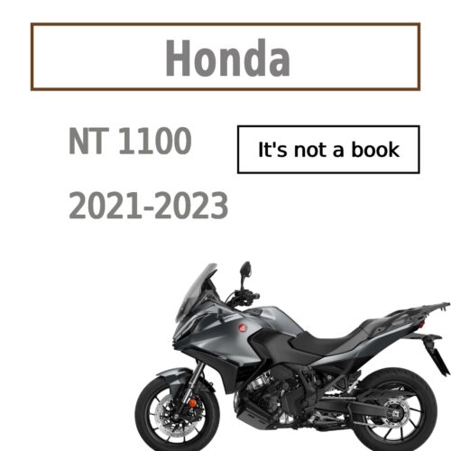 Cover image of the factory Honda NT 1100 workshop service manual PDF.