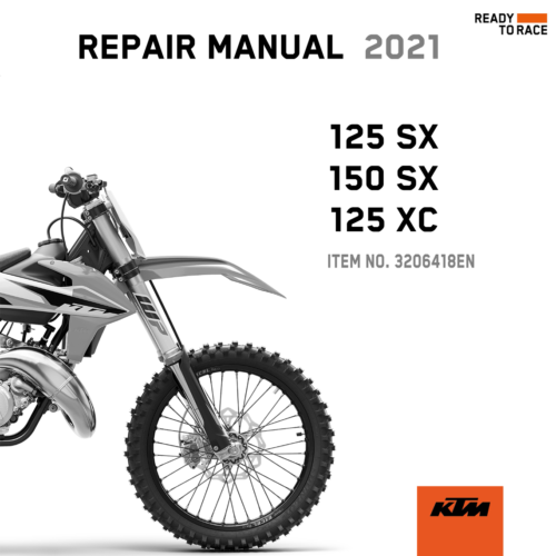 KTM 125 XC 2021 Service Repair Manual PDF download with wiring diagram and complete motorcycle repair information