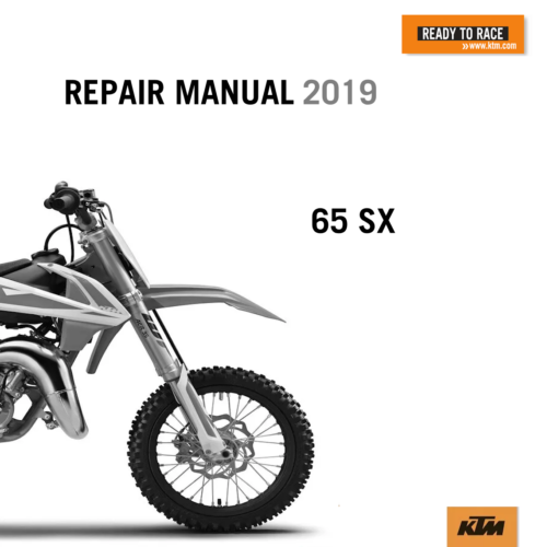 KTM 65 SX Repair Manual 2019 PDF download with complete service information and wiring diagram included