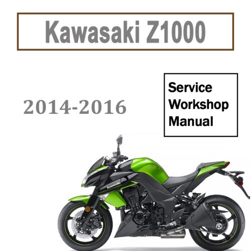 Kawasaki Z1000 ABS Repair Manual PDF 2014–2016 with wiring diagrams and motorcycle repair instructions