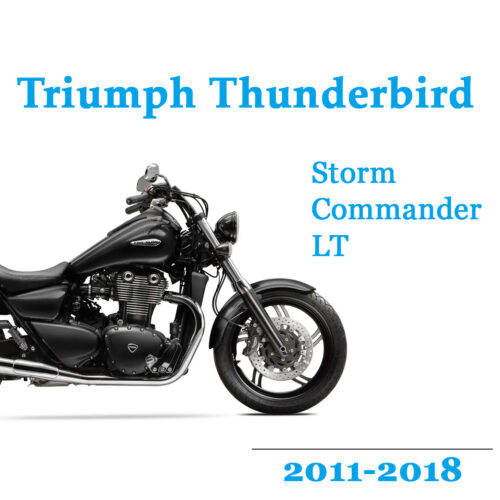 Triumph Thunderbird Commander LT Storm Service Manual PDF for 2011–2018 with engine repair, maintenance procedures, wiring diagrams, and technical specifications.