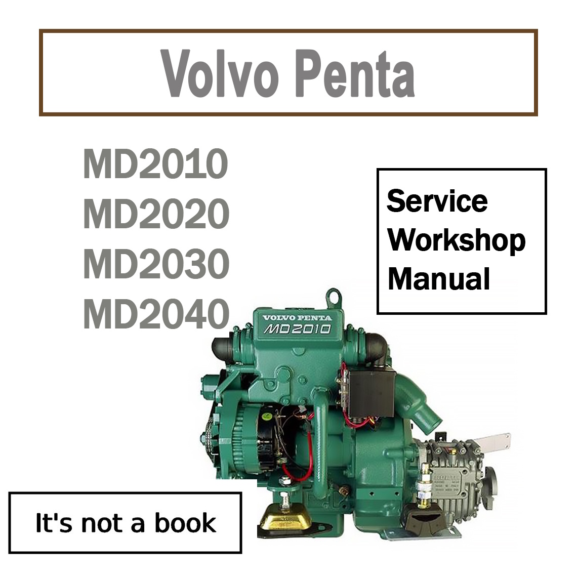 Volvo Penta MD2010 MD2020 MD2030 MD2040 Workshop Service Manual PDF with wiring diagrams