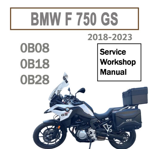 BMW F750GS Workshop Service Manual PDF for 2018–2023 motorcycles with repair, maintenance, and service procedures