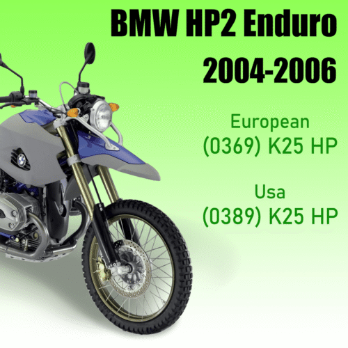 BMW HP2 Enduro K25 Workshop manual 2004-2006 Pdf