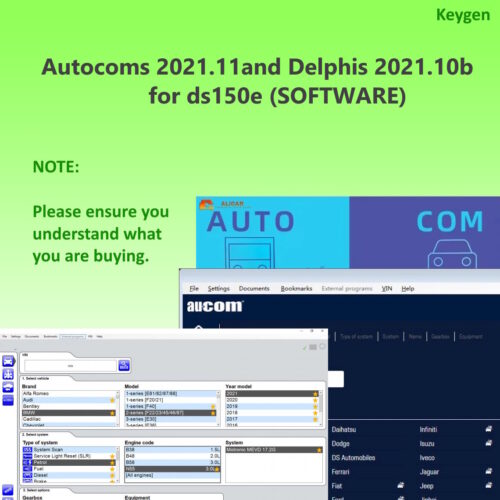 Autocoms 2021.11+for ds-150e software 2021.10b