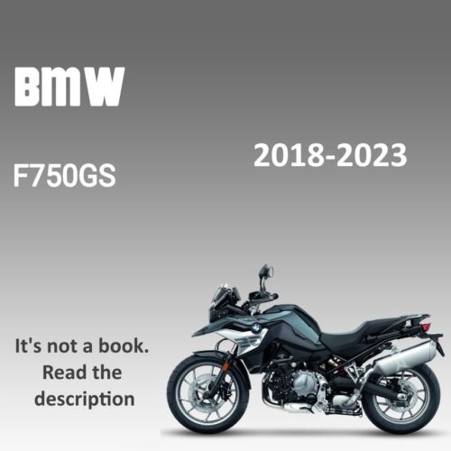 BMW F750GS Repair Manual (2018-2023) Pdf