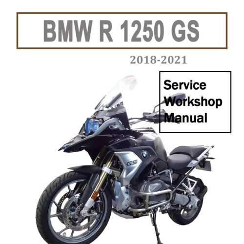 BMW R1250GS Service Repair Manual 2018-2021