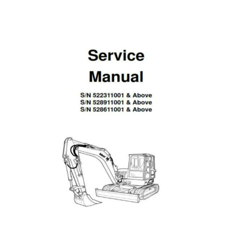 Bobcat 442 Workshop Service manual Pdf