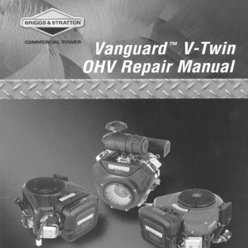 Briggs and Stratton Vanguard V-Twin OHV Workshop Manual