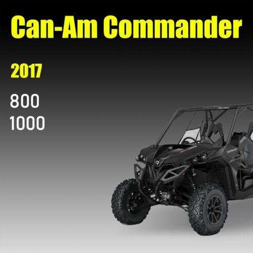 Can-Am Commander 800 Service manual 2017 Pdf