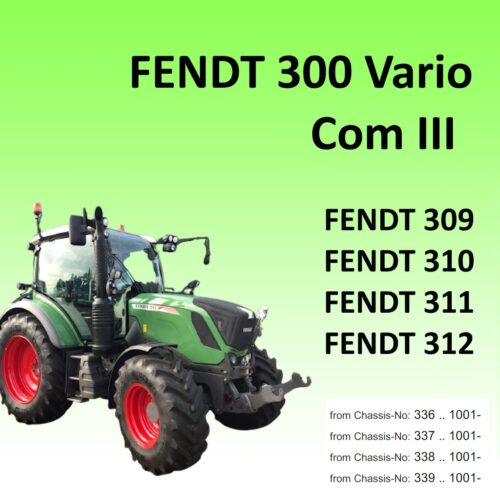 Fendt 312 Vario COM III Service manual Pdf