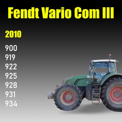 Fendt 900 Vario Com III Service manual Pdf