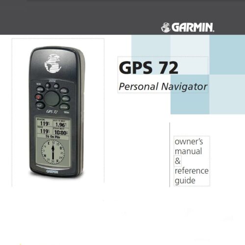 Garmin GPS 72 Navigator Owners manual Pdf