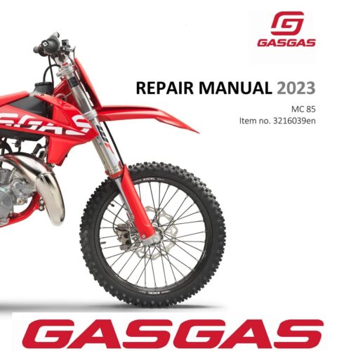 Gasgas MC 85 Workshop Service manual 2023 Pdf