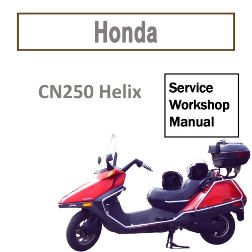 Honda Helix CN250 Workshop Manual 1986-1998