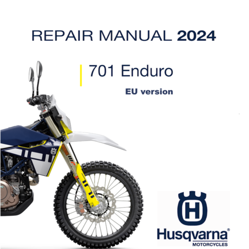 Husqvarna 701 Enduro EU Service manual 2024 Pdf