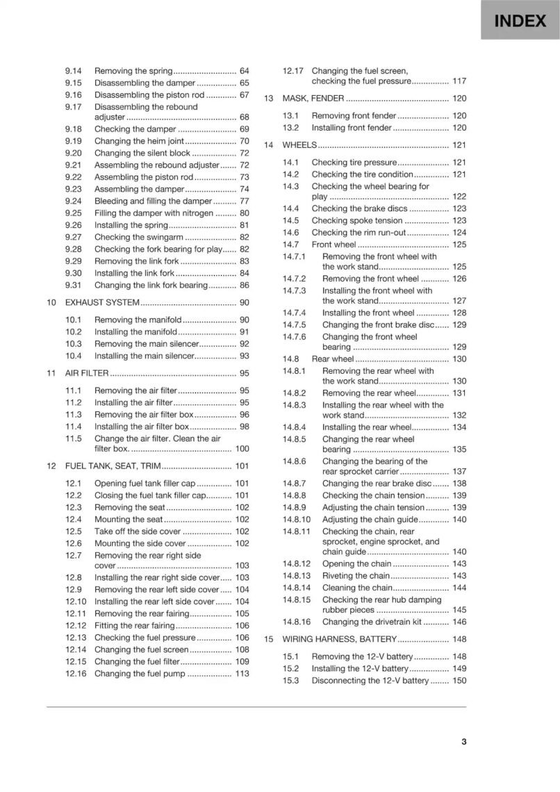 Husqvarna 701 Enduro US Repair manual 2023 Pdf