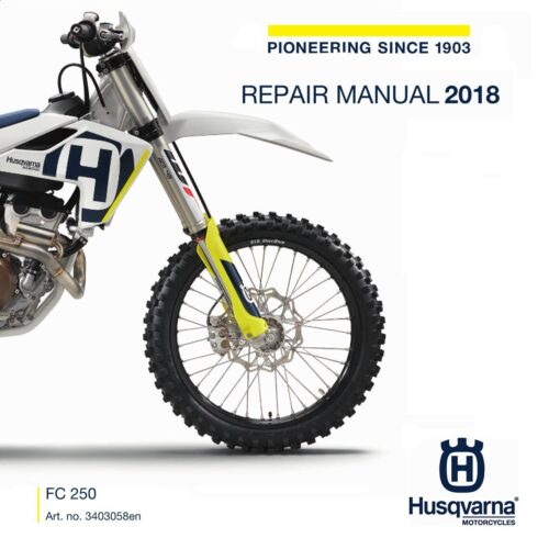 Husqvarna FC 250 Service manual 2018 Pdf