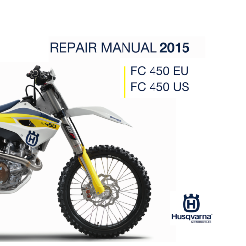 Husqvarna FC 450 Repair manual 2015 Pdf