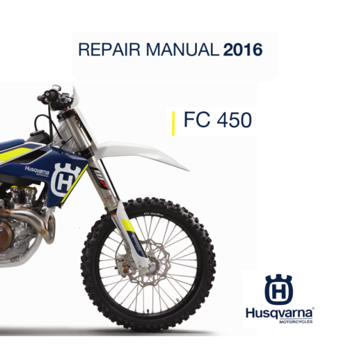 Husqvarna FC 450 Repair manual 2016 Pdf