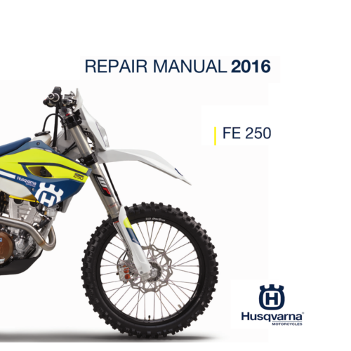 Husqvarna FE 250 Repair manual 2016 Pdf