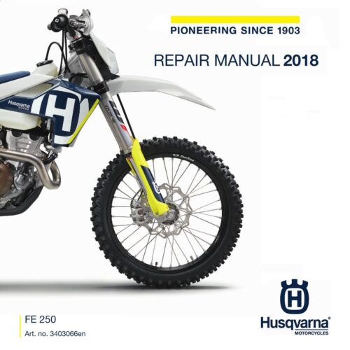 Husqvarna FE 250 Service manual 2018 Pdf