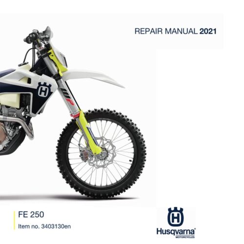 Husqvarna FE 250 Service manual 2021 Pdf