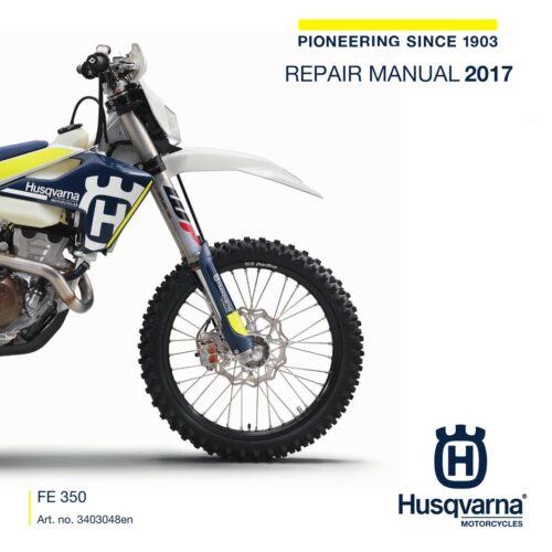 Husqvarna FE 350 Service manual 2017 Pdf