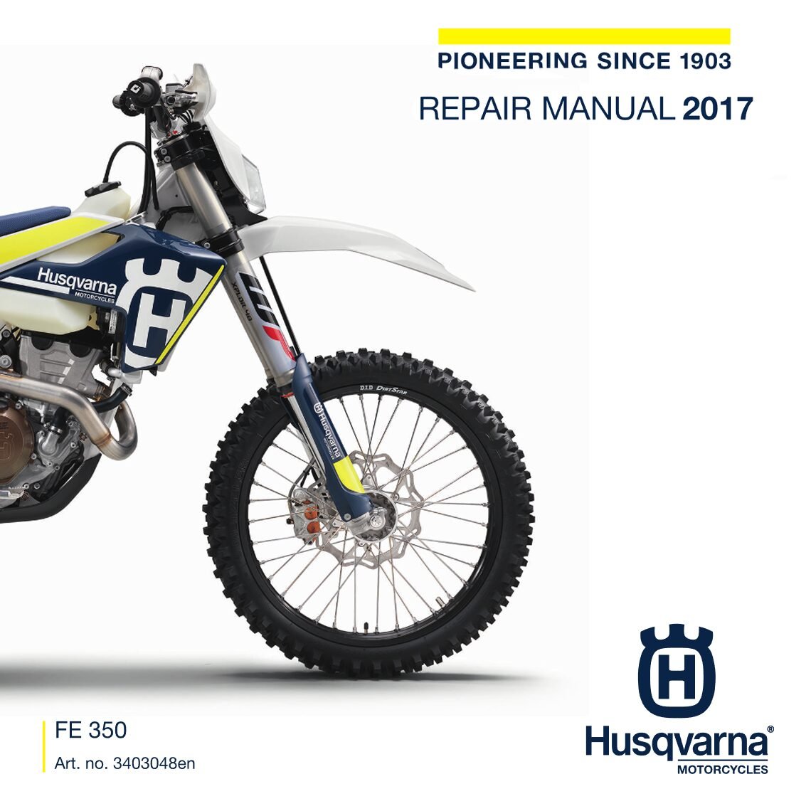 Husqvarna FE 350 Service manual 2017 Pdf